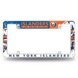 NHL New York Islanders All Over Chrome Frame Fan Gear NHL New York Islanders