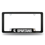 NCAA Michigan State Spartans All Over Chrome Frame Fan Gear NCAA Michigan State Spartans