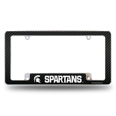NCAA Michigan State Spartans All Over Chrome Frame Fan Gear NCAA Michigan State Spartans