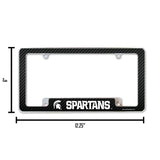 NCAA Michigan State Spartans All Over Chrome Frame Fan Gear NCAA Michigan State Spartans