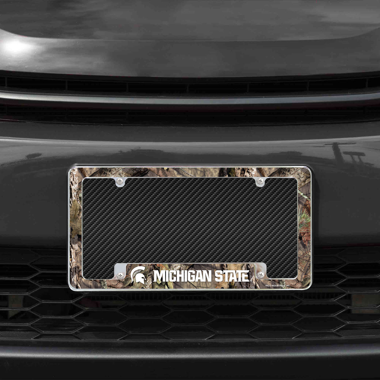 NCAA Michigan State Spartans All Over Chrome Frame Fan Gear NCAA Michigan State Spartans