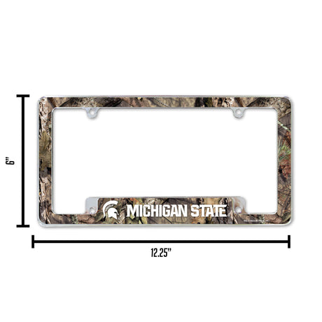 NCAA Michigan State Spartans All Over Chrome Frame Fan Gear NCAA Michigan State Spartans