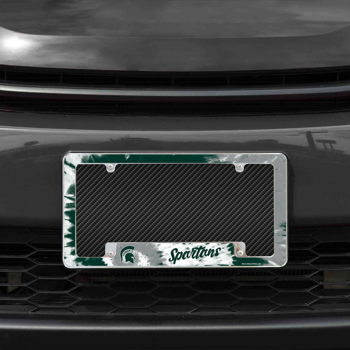 NCAA Michigan State Spartans All Over Chrome Frame Fan Gear NCAA Michigan State Spartans