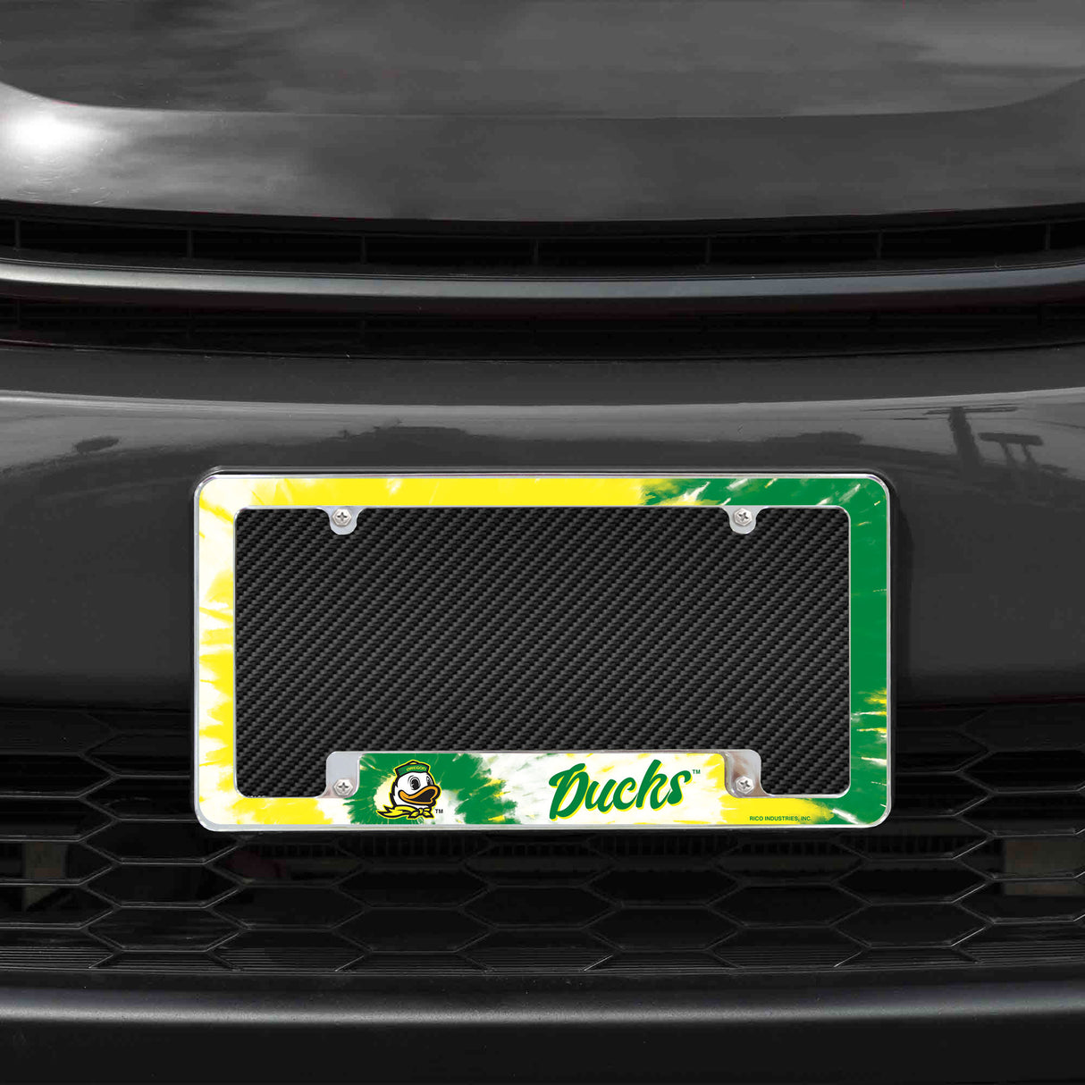 NCAA Oregon Ducks All Over Chrome Frame Fan Gear NCAA Oregon Ducks