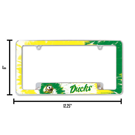 NCAA Oregon Ducks All Over Chrome Frame Fan Gear NCAA Oregon Ducks