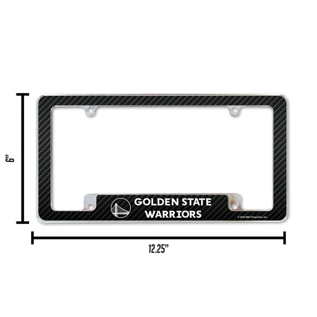 NBA Golden State Warriors All Over Chrome Frame Fan Gear NBA Golden State Warriors