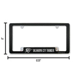NBA Oklahoma City Thunder All Over Chrome Frame Fan Gear NBA Oklahoma City Thunder