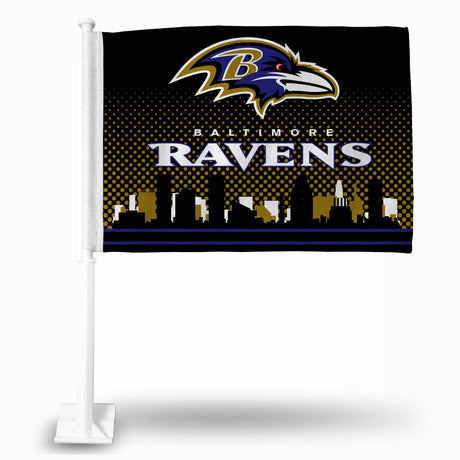 NFL Baltimore Ravens Car Flag Fan Gear NFL Baltimore Ravens