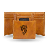 NCAA North Carolina State Wolfpack Laser Engraved Tri-Fold Wallet Fan Gear NCAA North Carolina State Wolfpack