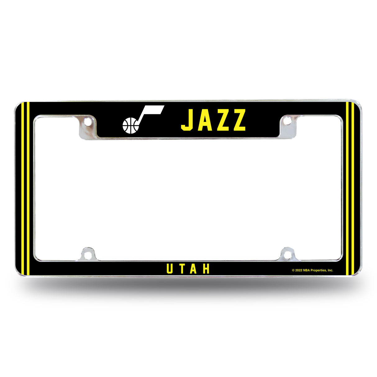 NBA Utah Jazz All Over Chrome Frame Fan Gear NBA Utah Jazz