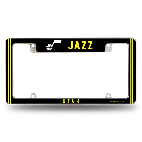 NBA Utah Jazz All Over Chrome Frame Fan Gear NBA Utah Jazz