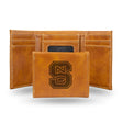 NCAA North Carolina State Wolfpack Laser Engraved Tri-Fold Wallet Fan Gear NCAA North Carolina State Wolfpack