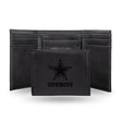 NFL Dallas Cowboys Laser Engraved Trifold Wallet Fan Gear NFL Dallas Cowboys