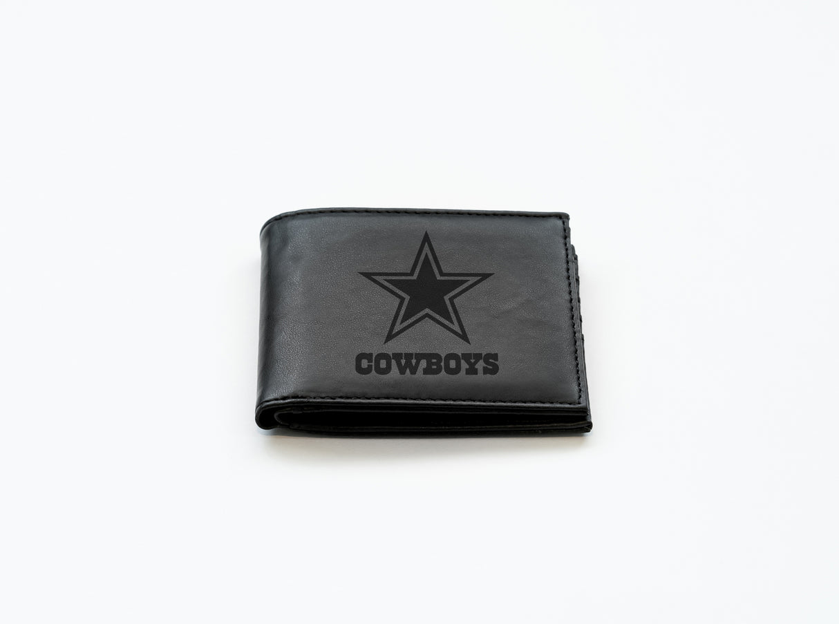 NFL Dallas Cowboys Laser Engraved Bill-Fold Fan Gear NFL Dallas Cowboys