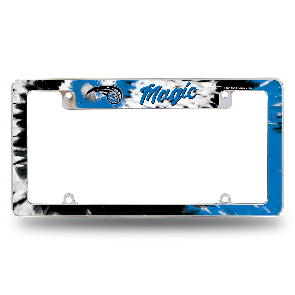 NBA Orlando Magic All Over Chrome Frame Fan Gear NBA Orlando Magic