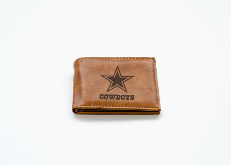 NFL Dallas Cowboys Laser Engraved Bill-Fold Fan Gear NFL Dallas Cowboys