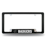 NCAA Wisconsin Badgers All Over Chrome Frame Fan Gear NCAA Wisconsin Badgers