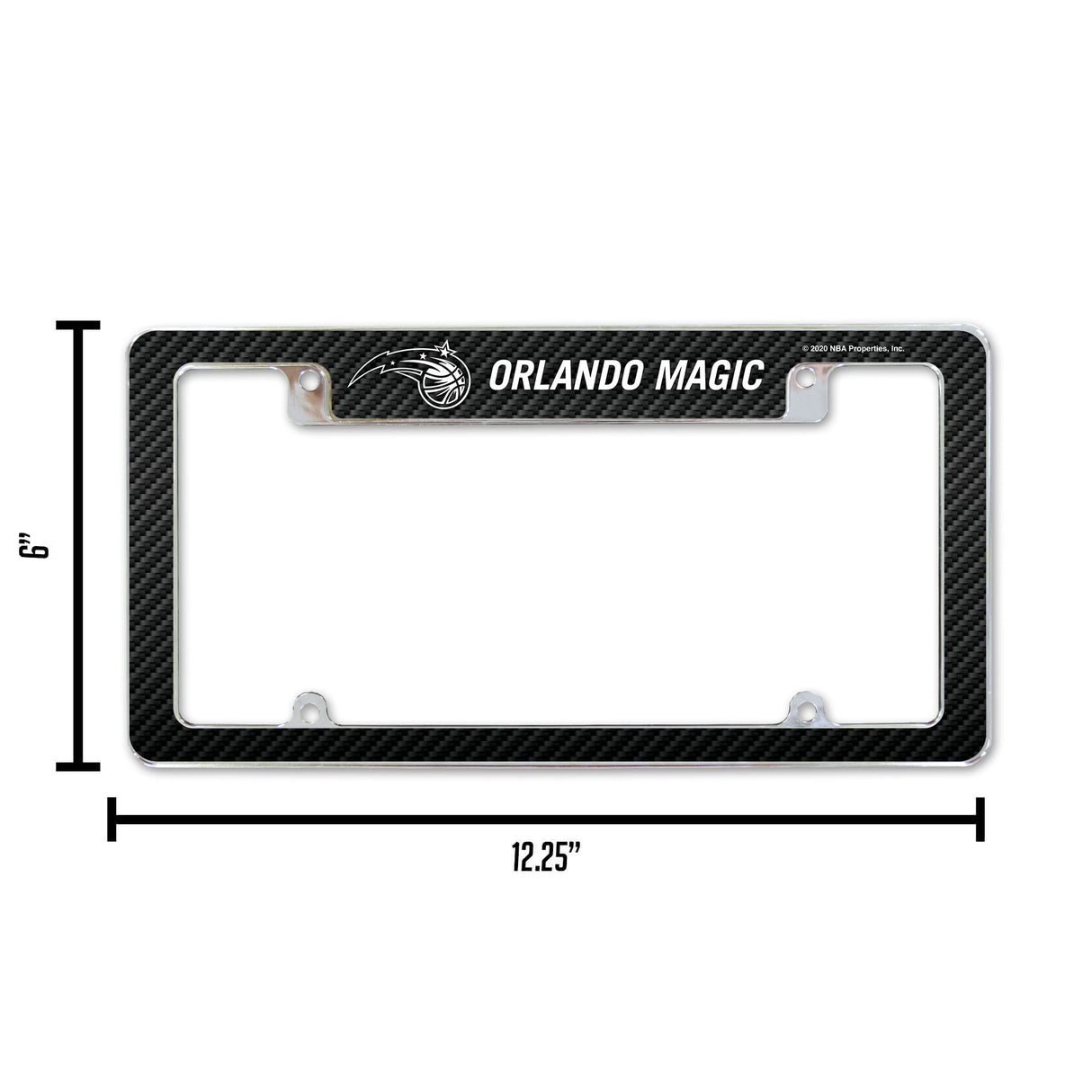 NBA Orlando Magic All Over Chrome Frame Fan Gear NBA Orlando Magic