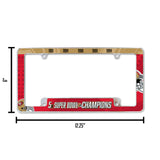 NFL San Francisco 49ers All Over Chrome Frame Fan Gear NFL San Francisco 49ers