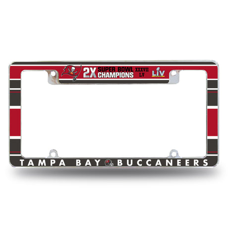 NFL Tampa Bay Buccaneers All Over Chrome Frame Fan Gear NFL Tampa Bay Buccaneers