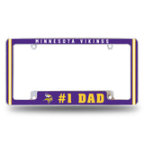 NFL Minnesota Vikings All Over Chrome Frame Fan Gear NFL Minnesota Vikings
