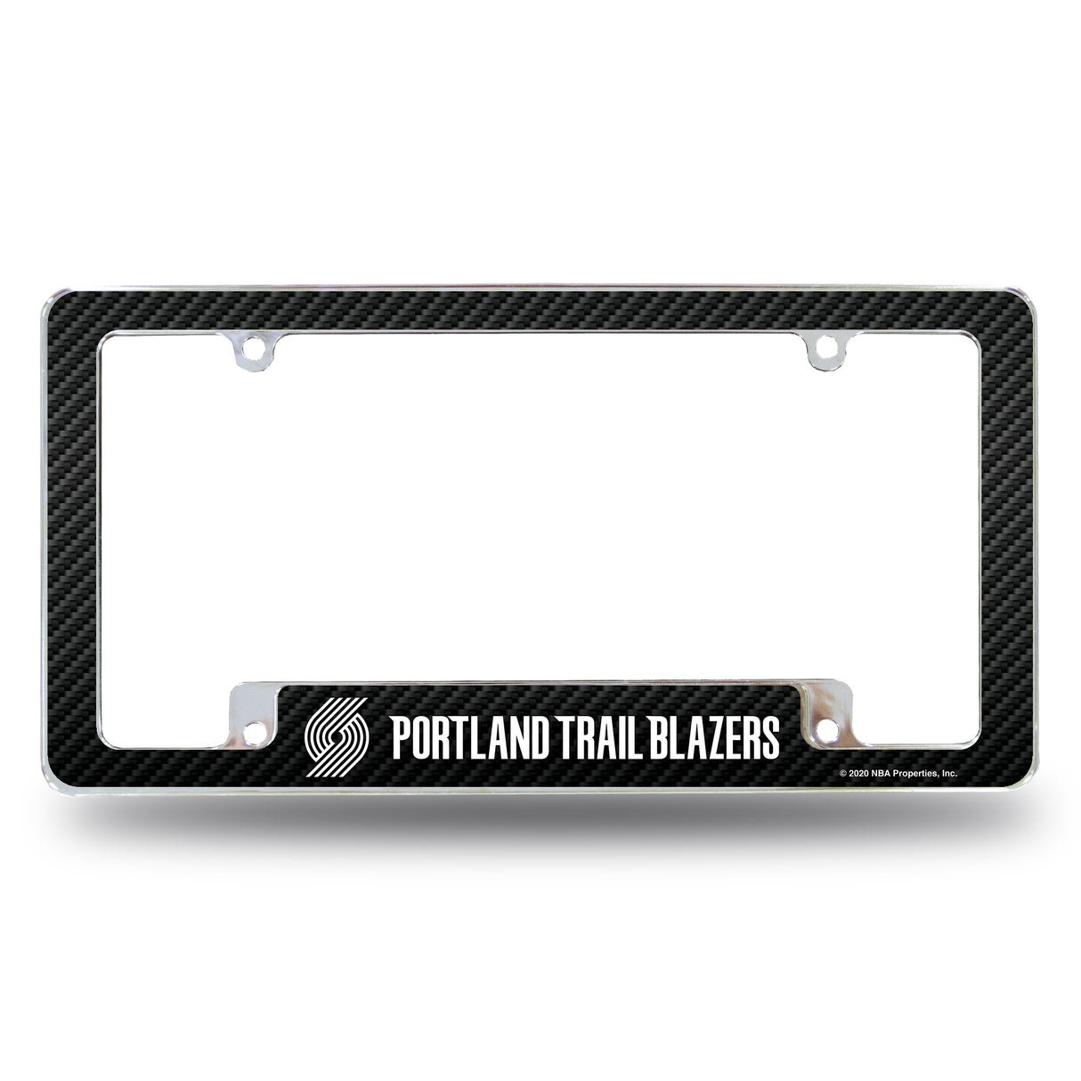 NBA Portland Trail Blazers All Over Chrome Frame Fan Gear NBA Portland Trail Blazers