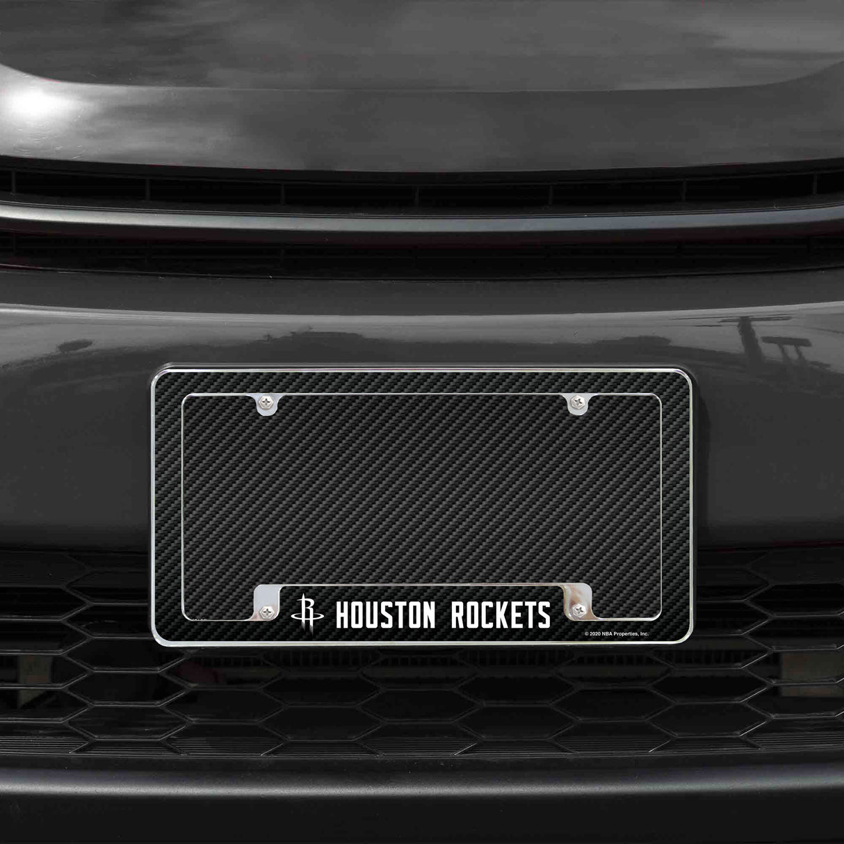 NBA Houston Rockets All Over Chrome Frame Fan Gear NBA Houston Rockets