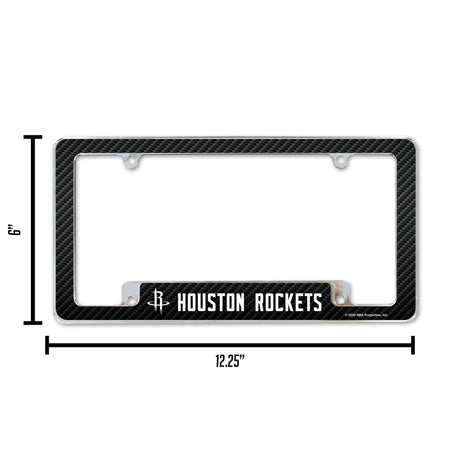 NBA Houston Rockets All Over Chrome Frame Fan Gear NBA Houston Rockets