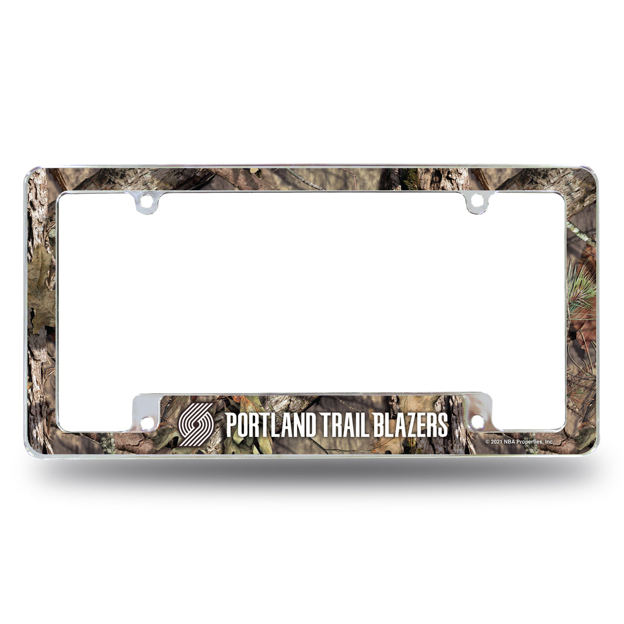 NBA Portland Trail Blazers All Over Chrome Frame Fan Gear NBA Portland Trail Blazers