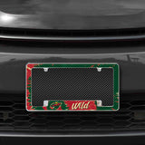 NHL Minnesota Wild All Over Chrome Frame Fan Gear NHL Minnesota Wild