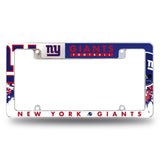NFL New York Giants All Over Chrome Frame Fan Gear NFL New York Giants