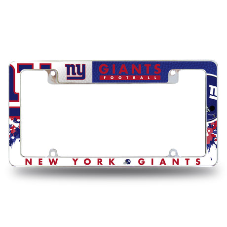 NFL New York Giants All Over Chrome Frame Fan Gear NFL New York Giants