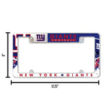 NFL New York Giants All Over Chrome Frame Fan Gear NFL New York Giants
