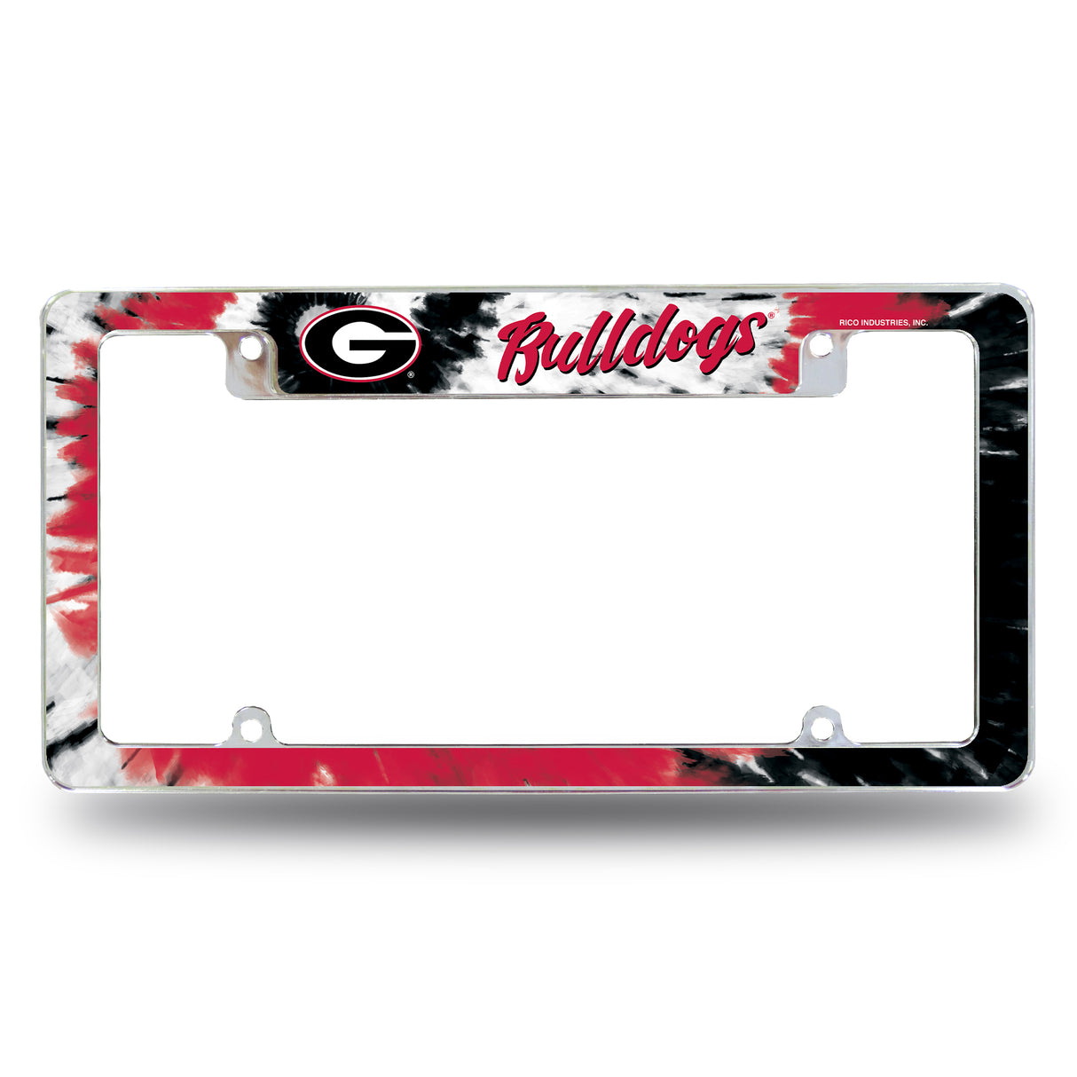 NCAA Georgia Bulldogs All Over Chrome Frame Fan Gear NCAA Georgia Bulldogs