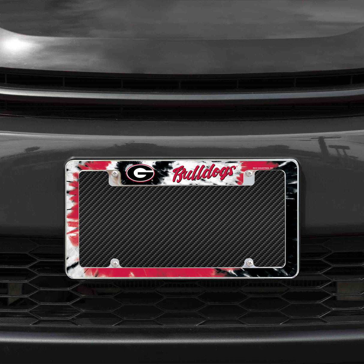 NCAA Georgia Bulldogs All Over Chrome Frame Fan Gear NCAA Georgia Bulldogs