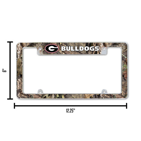 NCAA Georgia Bulldogs All Over Chrome Frame Fan Gear NCAA Georgia Bulldogs