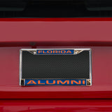 NCAA Florida Gators Laser Cut Chrome License Plate Frame Fan Gear NCAA Florida Gators