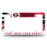 NCAA Georgia Bulldogs All Over Chrome Frame Fan Gear NCAA Georgia Bulldogs