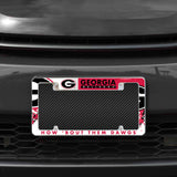 NCAA Georgia Bulldogs All Over Chrome Frame Fan Gear NCAA Georgia Bulldogs