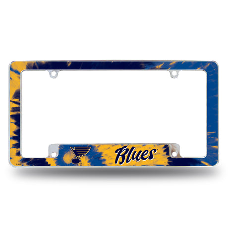 NHL St. Louis Blues All Over Chrome Frame Fan Gear NHL St. Louis Blues