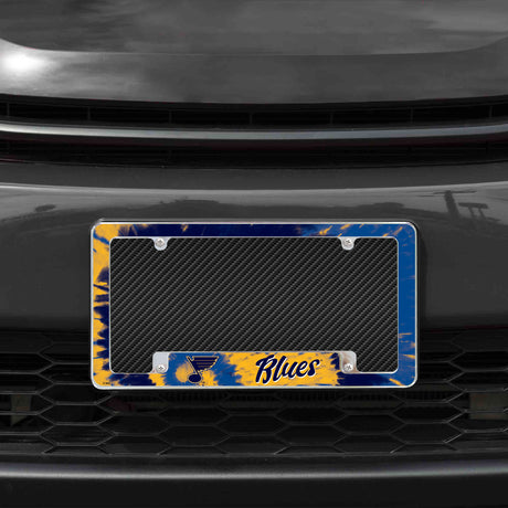 NHL St. Louis Blues All Over Chrome Frame Fan Gear NHL St. Louis Blues
