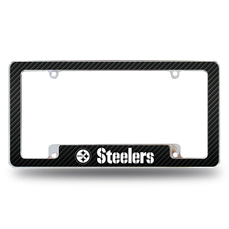 NFL Pittsburgh Steelers All Over Chrome Frame Fan Gear NFL Pittsburgh Steelers