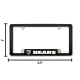 NFL Chicago Bears All Over Chrome Frame Fan Gear NFL Chicago Bears