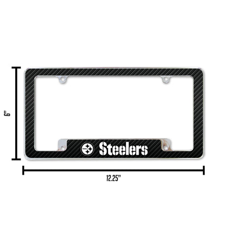 NFL Pittsburgh Steelers All Over Chrome Frame Fan Gear NFL Pittsburgh Steelers