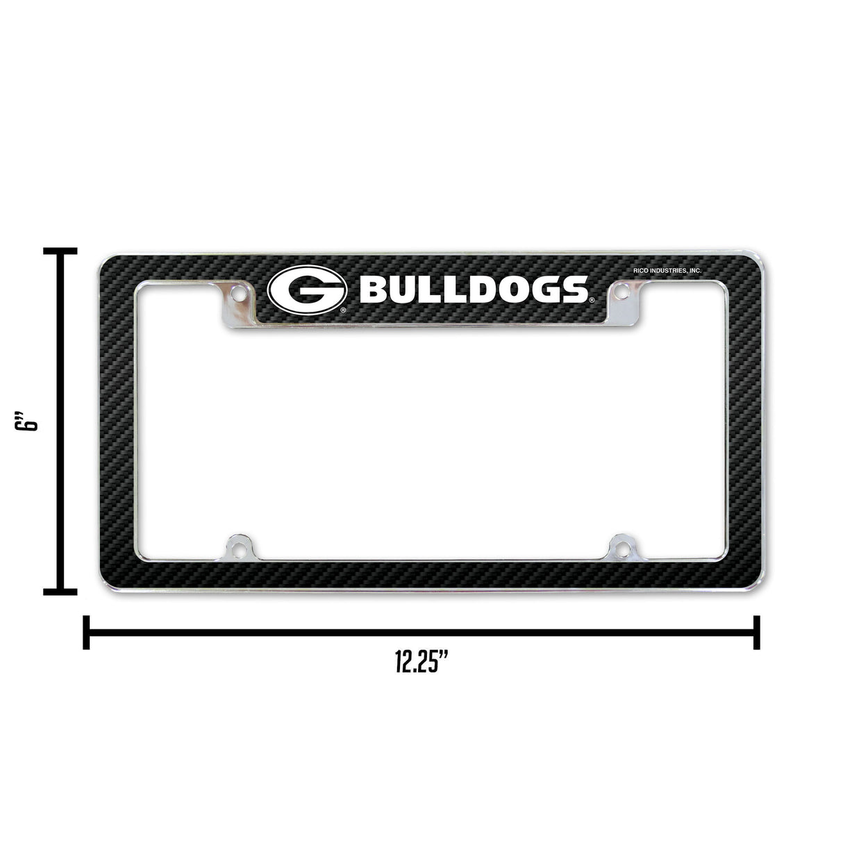 NCAA Georgia Bulldogs All Over Chrome Frame Fan Gear NCAA Georgia Bulldogs