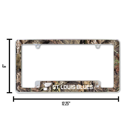 NHL St. Louis Blues All Over Chrome Frame Fan Gear NHL St. Louis Blues