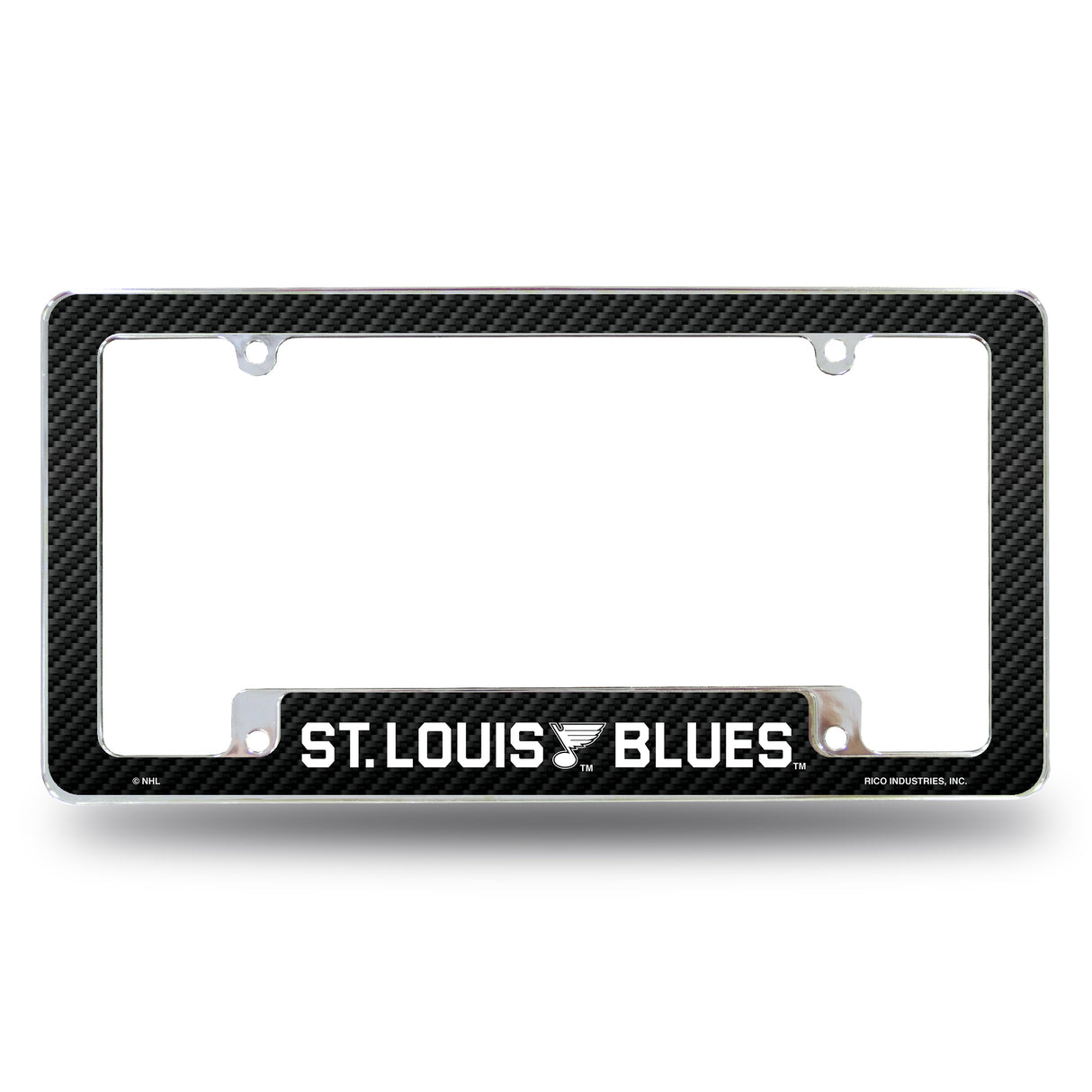 NHL St. Louis Blues All Over Chrome Frame Fan Gear NHL St. Louis Blues