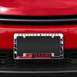 NFL Houston Texans All Over Chrome Frame Fan Gear NFL Houston Texans