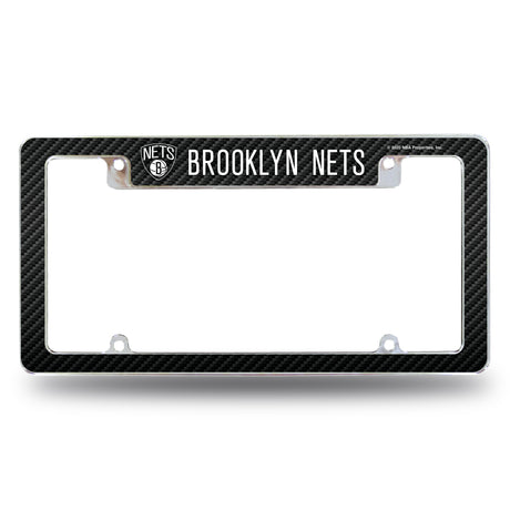 NBA Brooklyn Nets All Over Chrome Frame Fan Gear NBA Brooklyn Nets