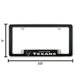 NFL Houston Texans All Over Chrome Frame Fan Gear NFL Houston Texans